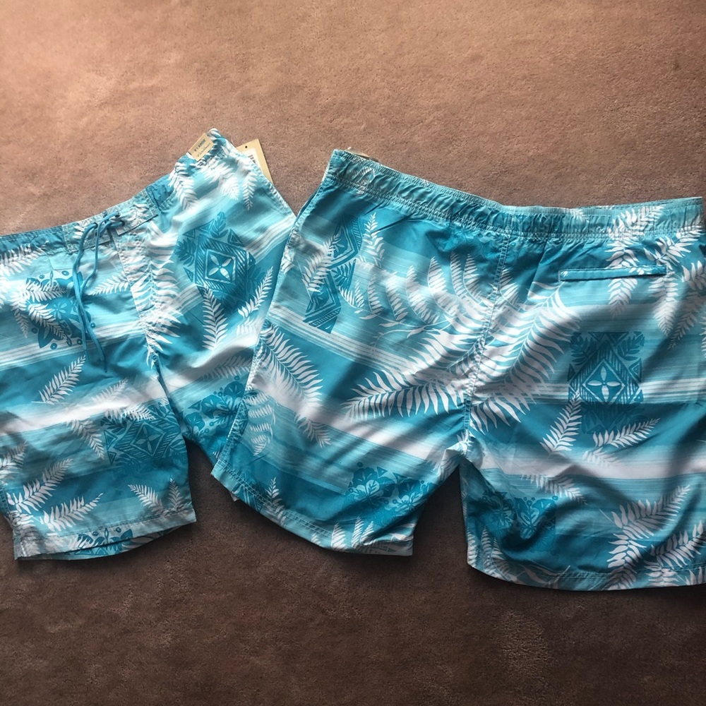 Mens Caribbean Swim Trunks NWT